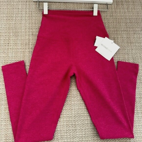 Beyond Yoga Spacedye Caught In The Midi High Waisted Legging - Cranberry Heather - Picture 1 of 4